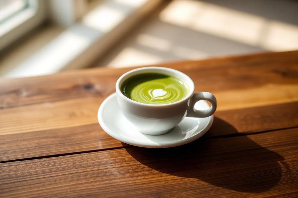 Matcha Latte and Matcha Tea at Lucky Detroit